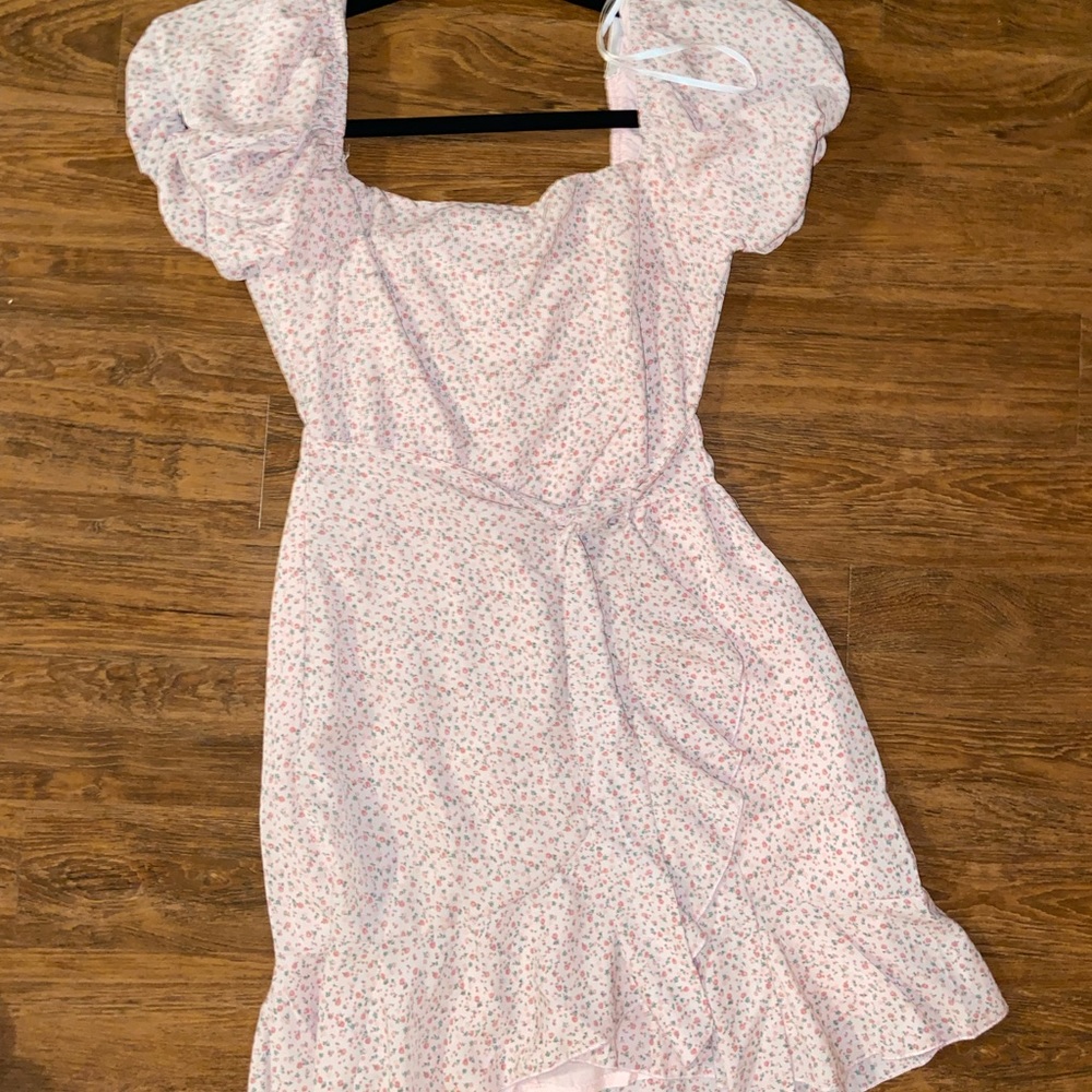 Princess Polly floral wrap dress